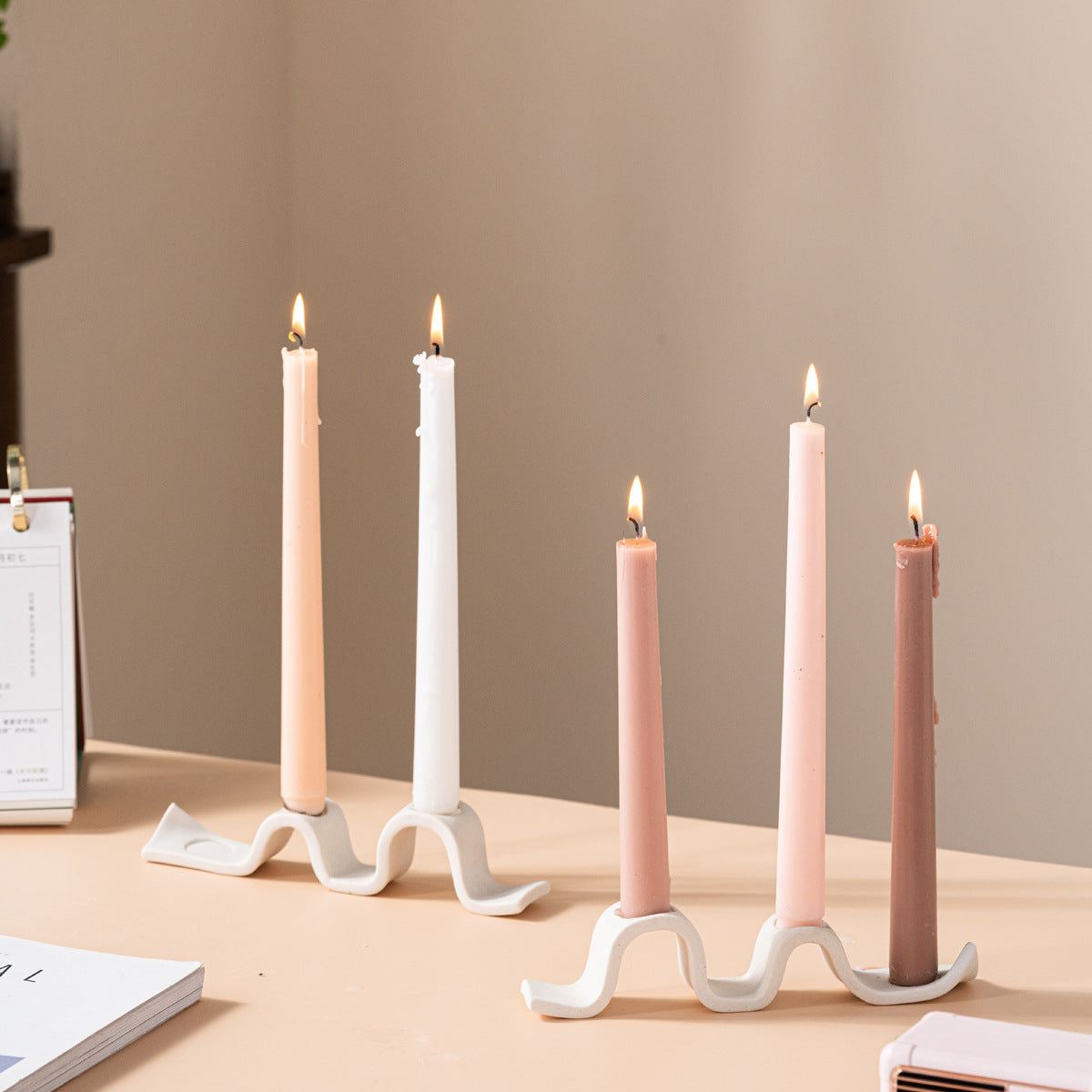 Ceramic Candlestick Holder