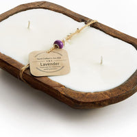 Wooden Lavender Soy Candle