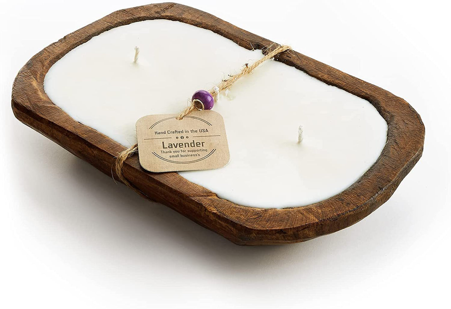 Wooden Lavender Soy Candle